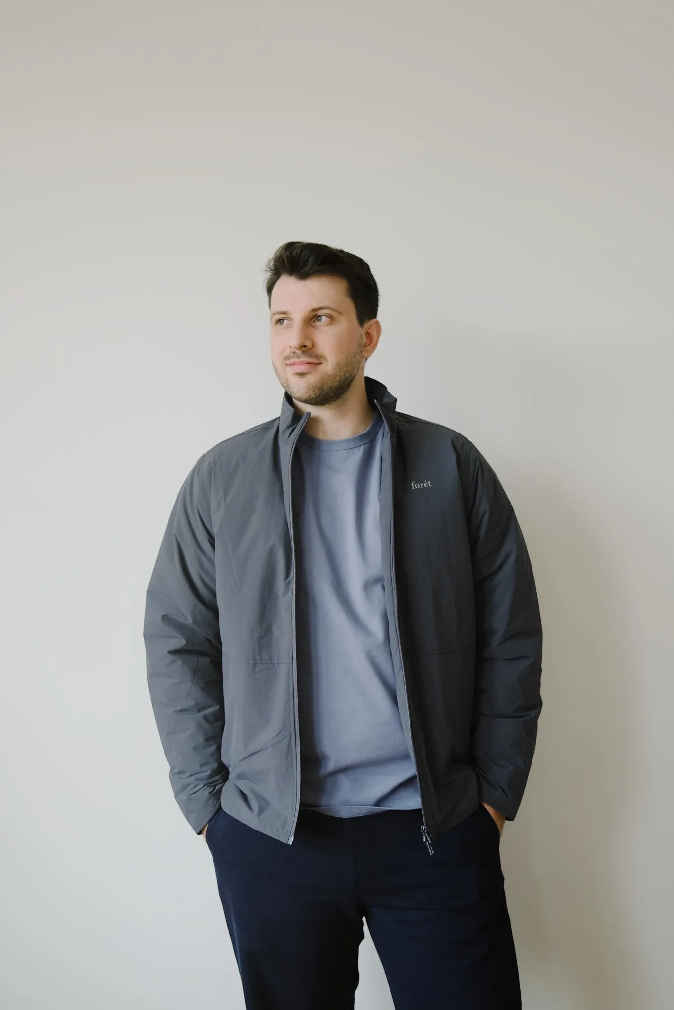 jacket - myst liner - grey