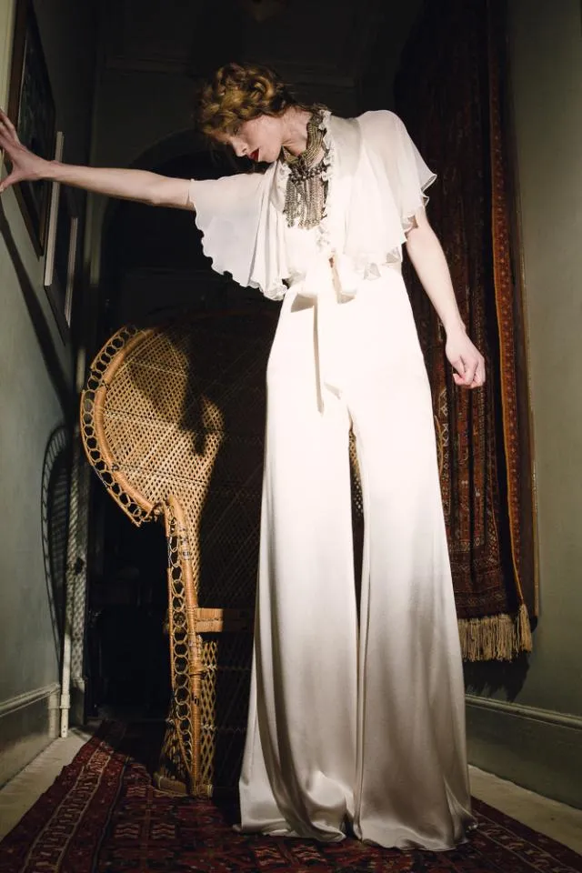 'Jade' Heavy Silk Jumpsuit, Made To Order