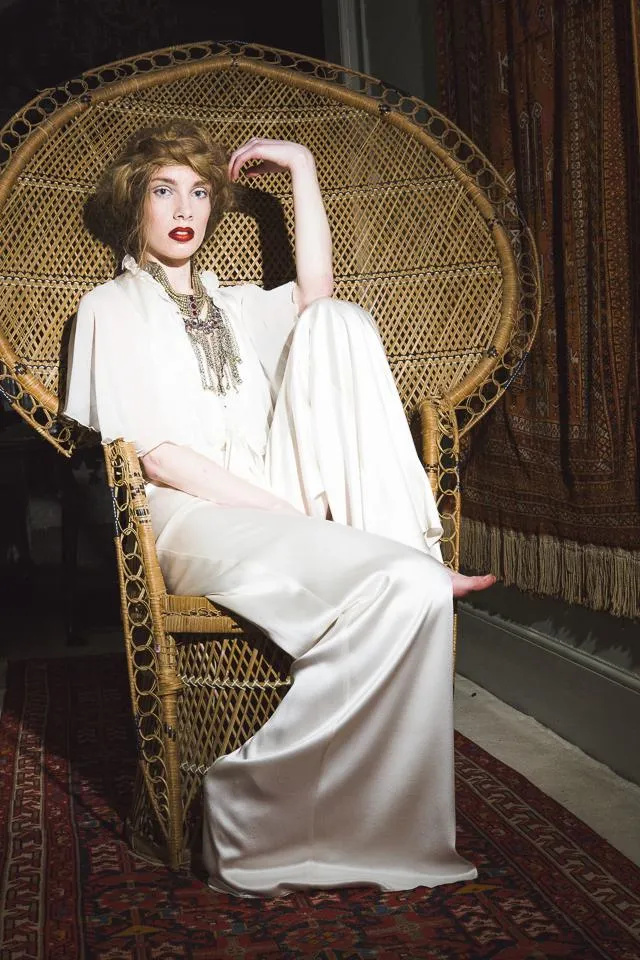 'Jade' Heavy Silk Jumpsuit, Made To Order