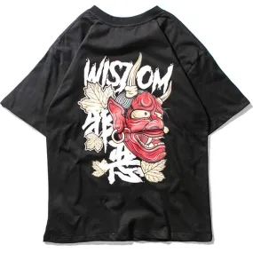 Japanese Men Black T-Shirt