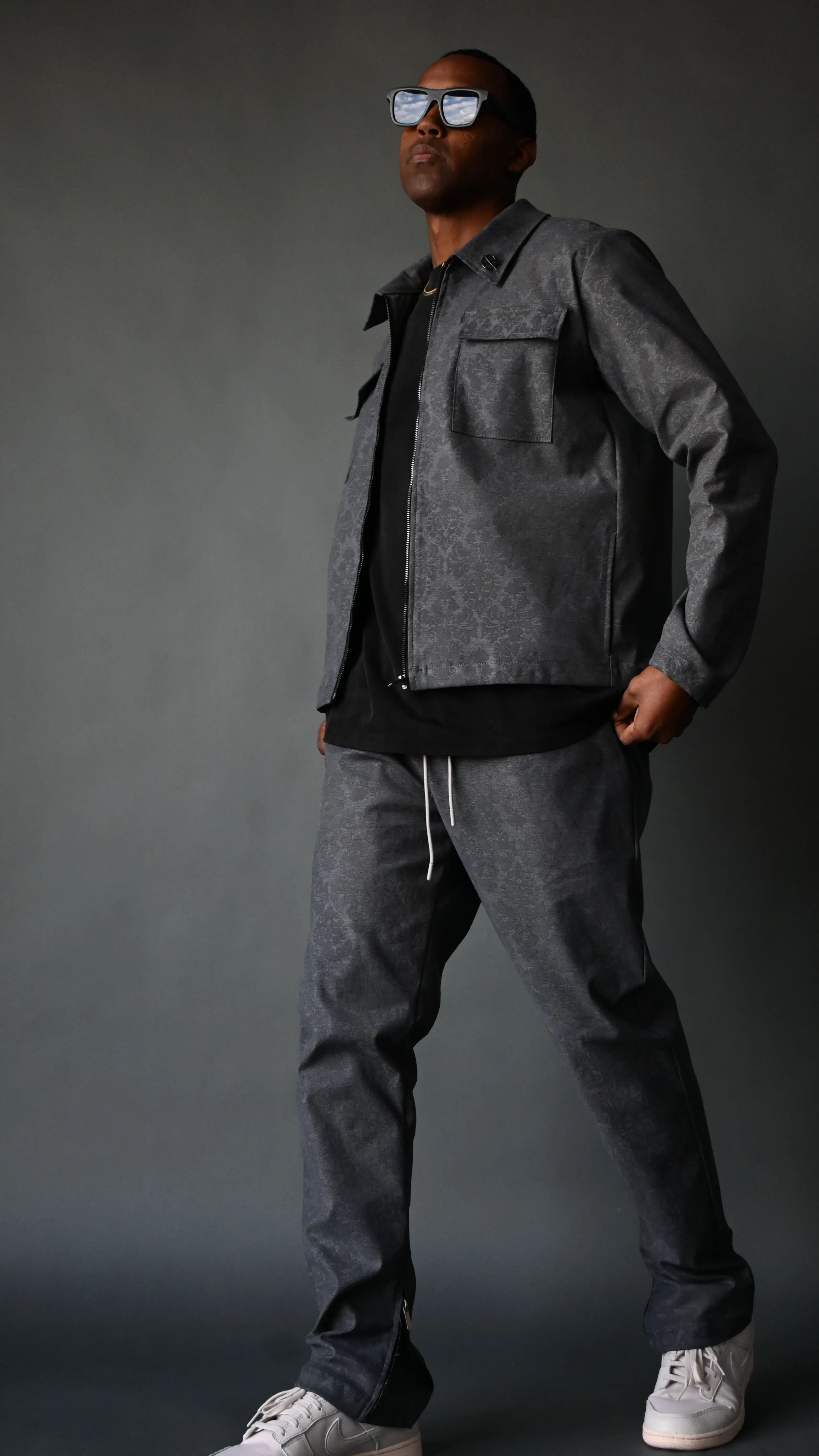 Jastillana Zip Jacket - Smoke Grey