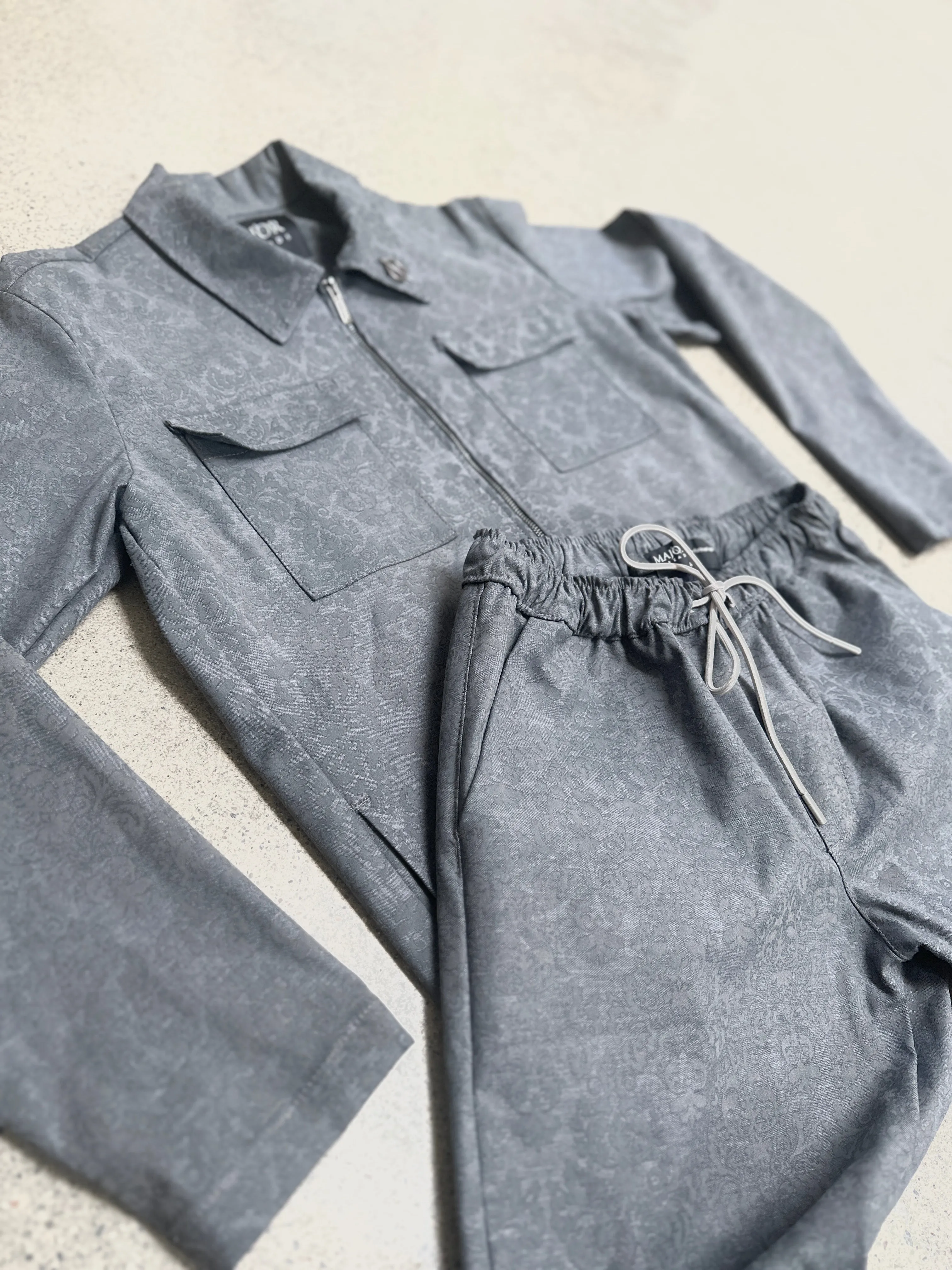 Jastillana Zip Jacket - Smoke Grey