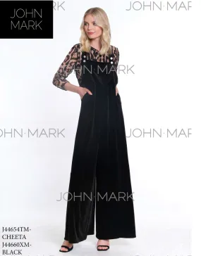 John Mark Velvet Jumpsuit