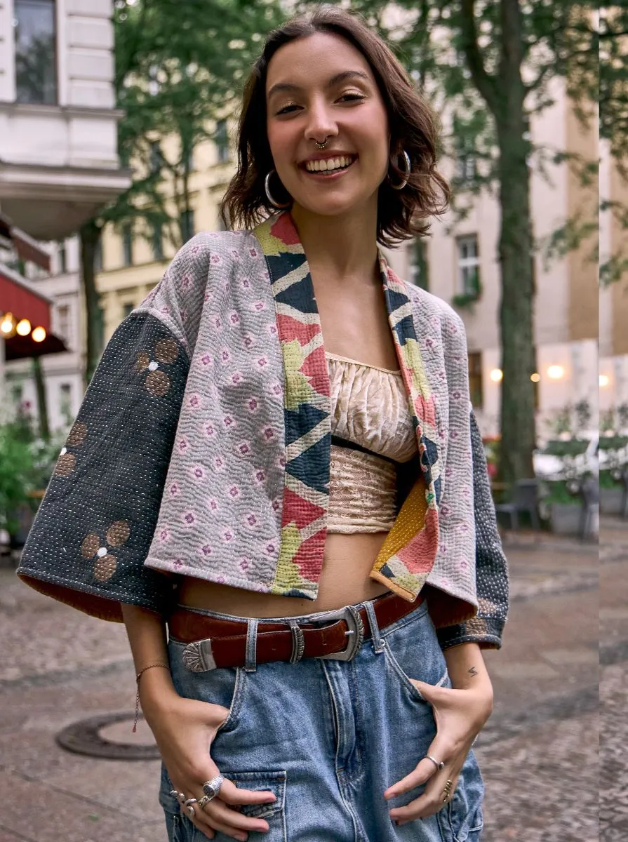 kantha vintage bolero sashi