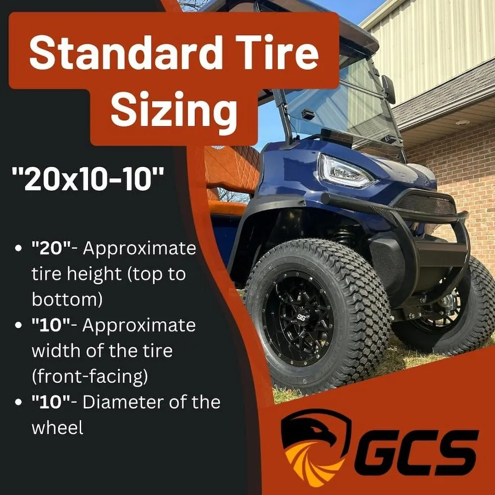 Kenda Super Turf K500 20x10-10 Golf Cart Lawn and Turf Tire