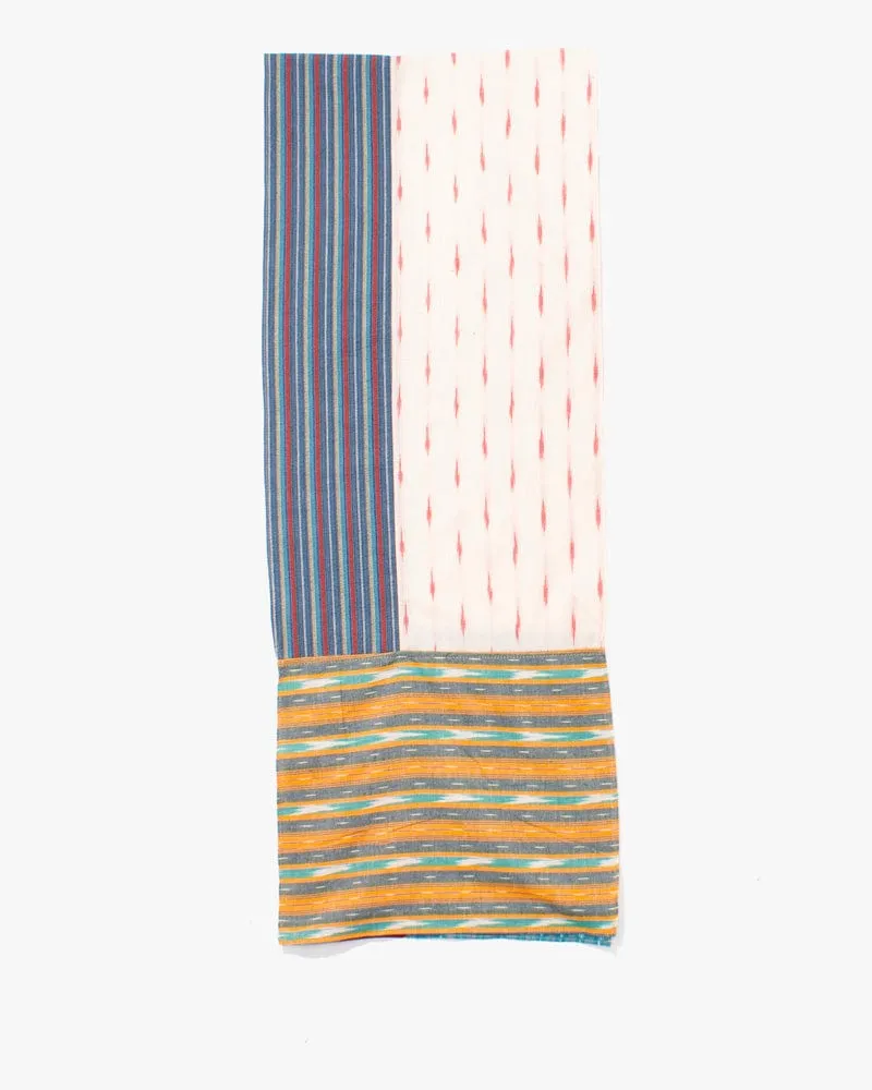 Kiriko Original Scarf, Indian Kasuri, Patchworked, #3