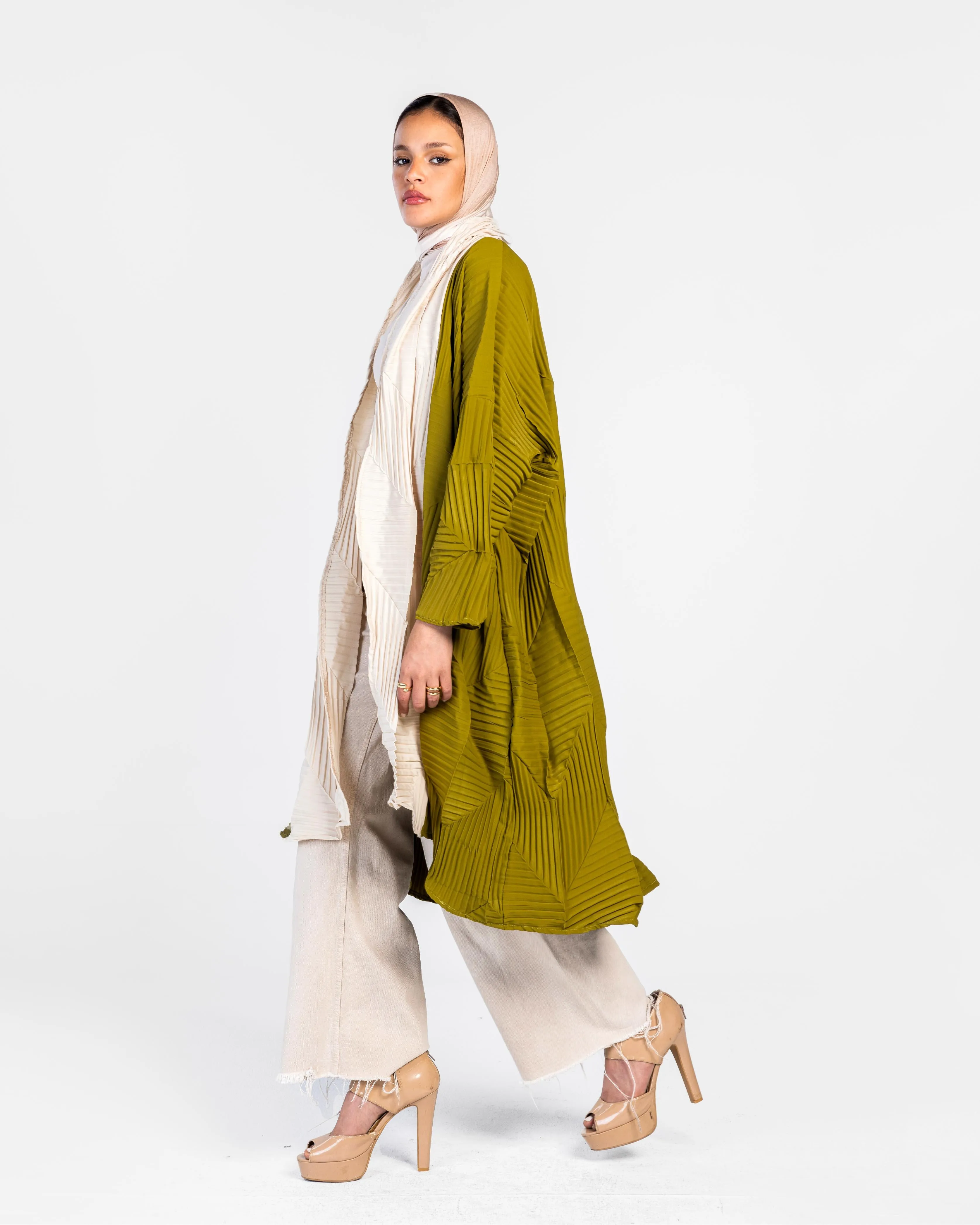 Kiwi Quilted Kimono