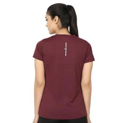 Kronos DRI-FIT Crew Neck Tee | Women's | Majestic Red | KIBI Sports