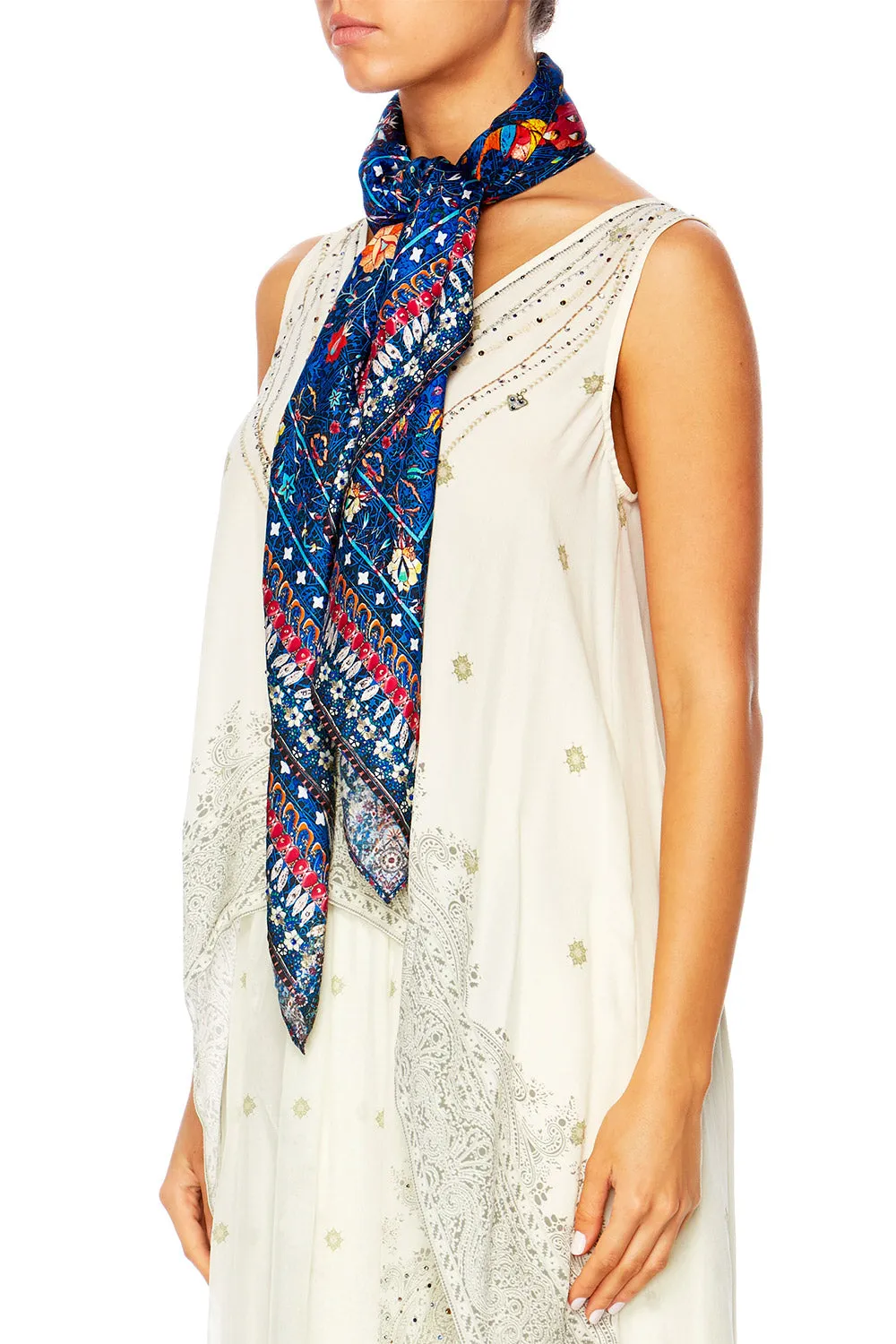 LARGE SQUARE SCARF KINDNESS KALEIDOSCOPE