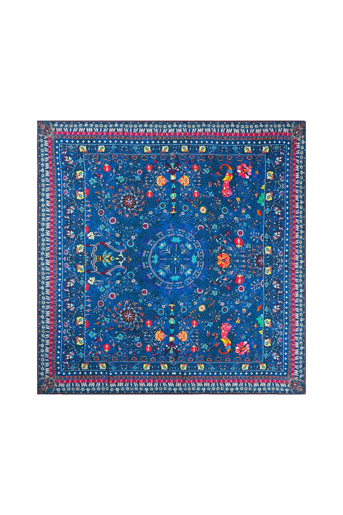 LARGE SQUARE SCARF KINDNESS KALEIDOSCOPE