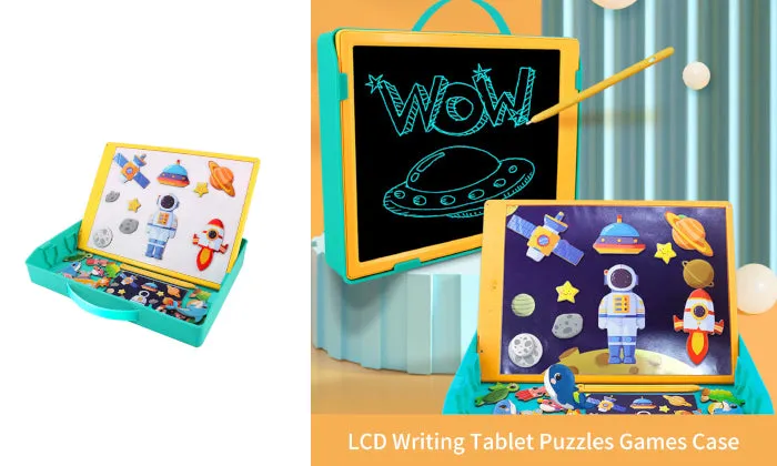 LCD Writing Tablet With Pencil Case Drawing Board