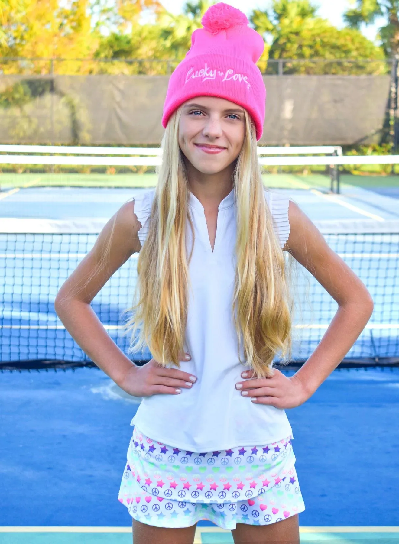 Lucky in Love Kids Beanie