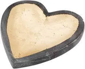 Marble Foil Heart Tray