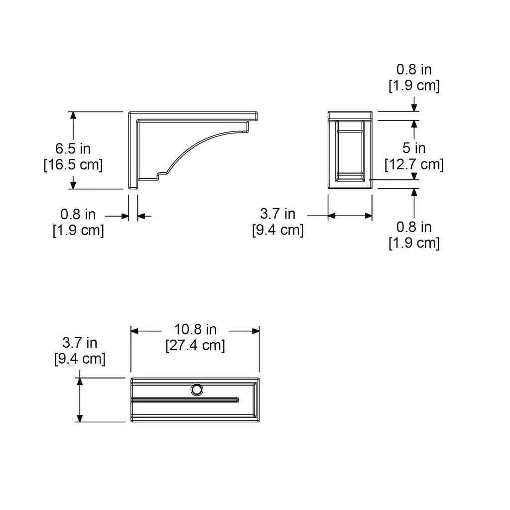 Mayne Fairfield Decorative Brackets 2pack