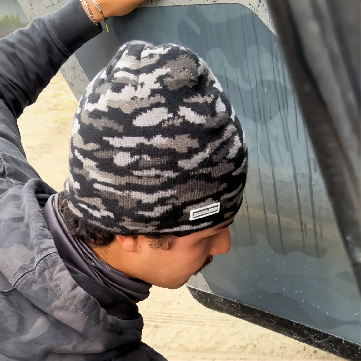 MEN'S CAMO FISHING BEANIE