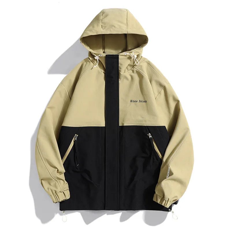 Men's Casual Multicolor Hooded Jacket – Stylish and Comfortable Outerwear for Everyday Wear