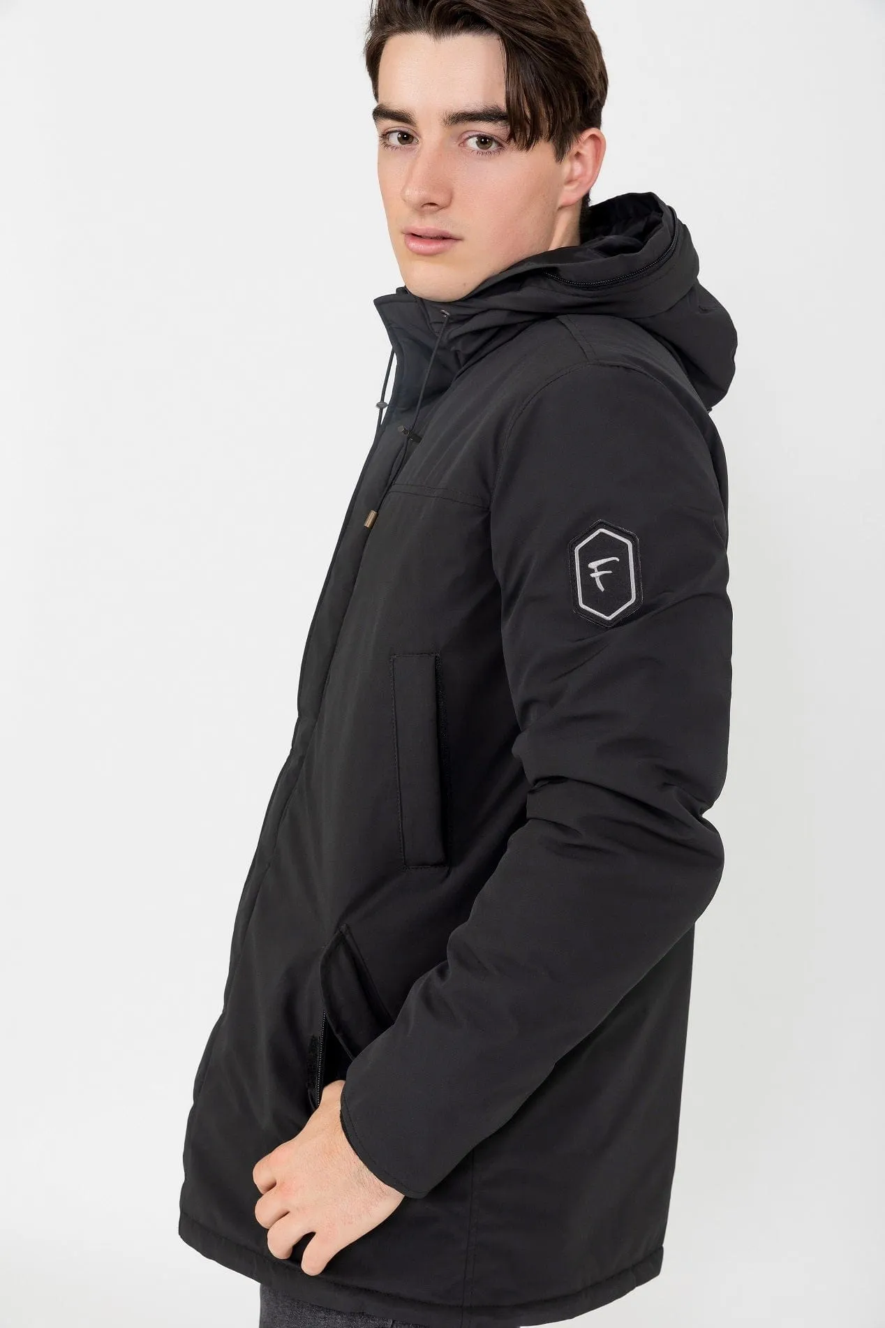 Men's Hudson Ultra Lite Hooded Winter Parka Coat  | Fadcloset