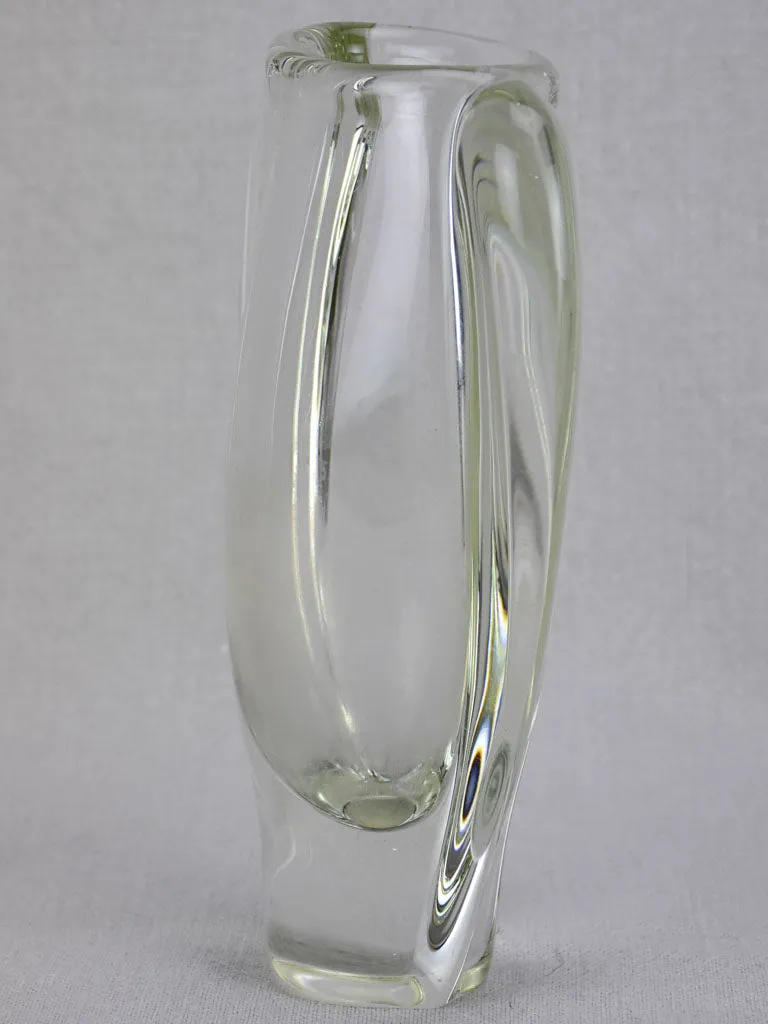 Mid century Swedish glass vase - 8¾"