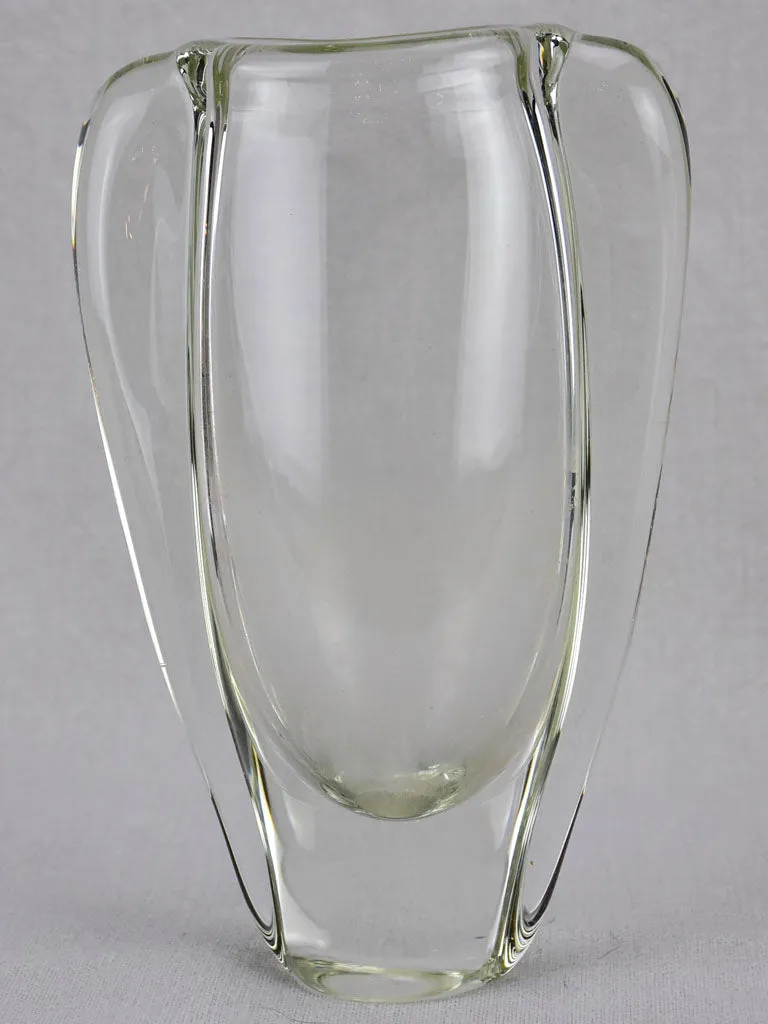 Mid century Swedish glass vase - 8¾"
