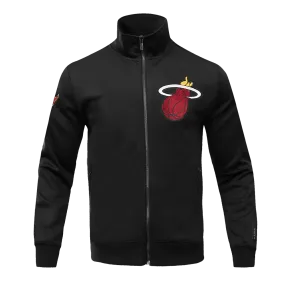 NBA MIAMI HEAT CLASSIC MEN'S DK TRACK JACKET (BLACK)
