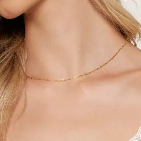 Paper Clip Chain Necklace