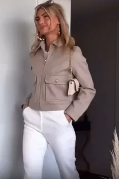 Paula - Elegant zipper jacket
