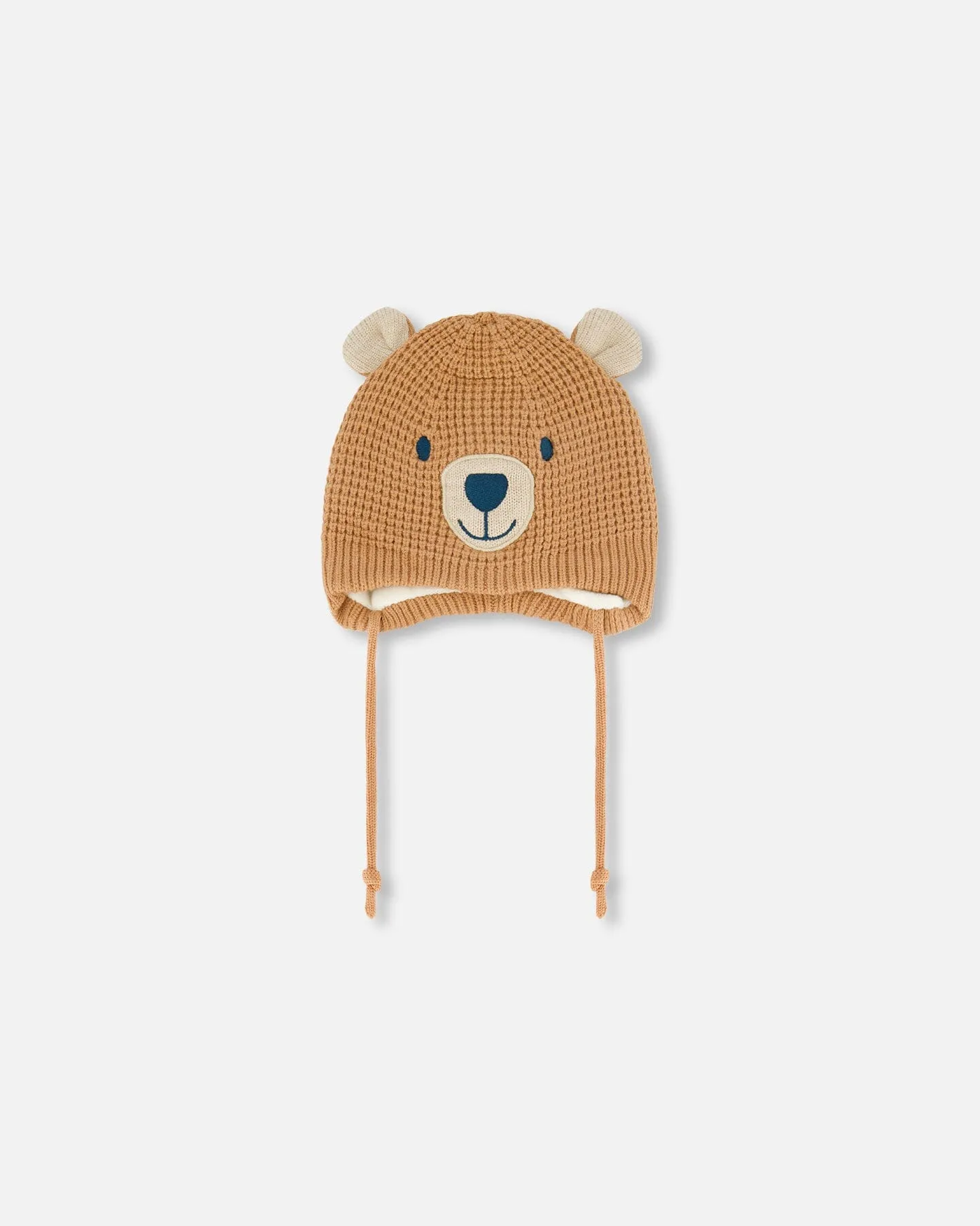 Peruvian Knit Hat Gold Brown