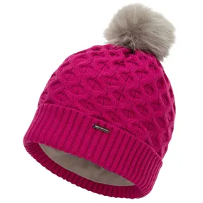 Ping Ladies Classic Knit Beanie Hat - Pink
