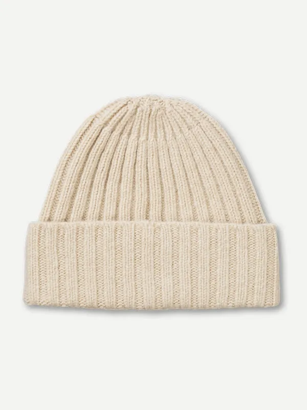 PLAIN RIBBED HAT NIGHTSKY