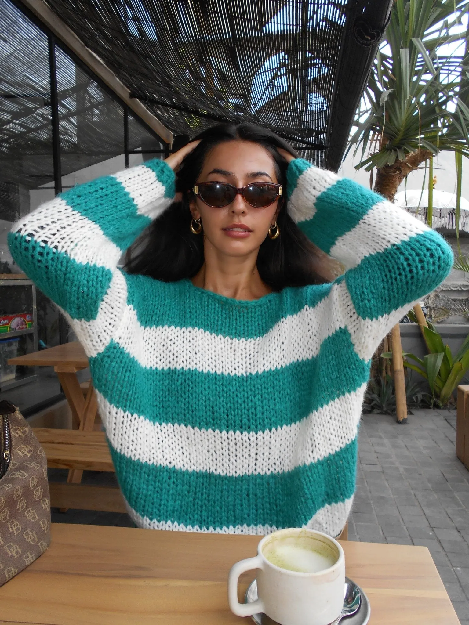Pre-Order: Green Forget Me Not Jumper