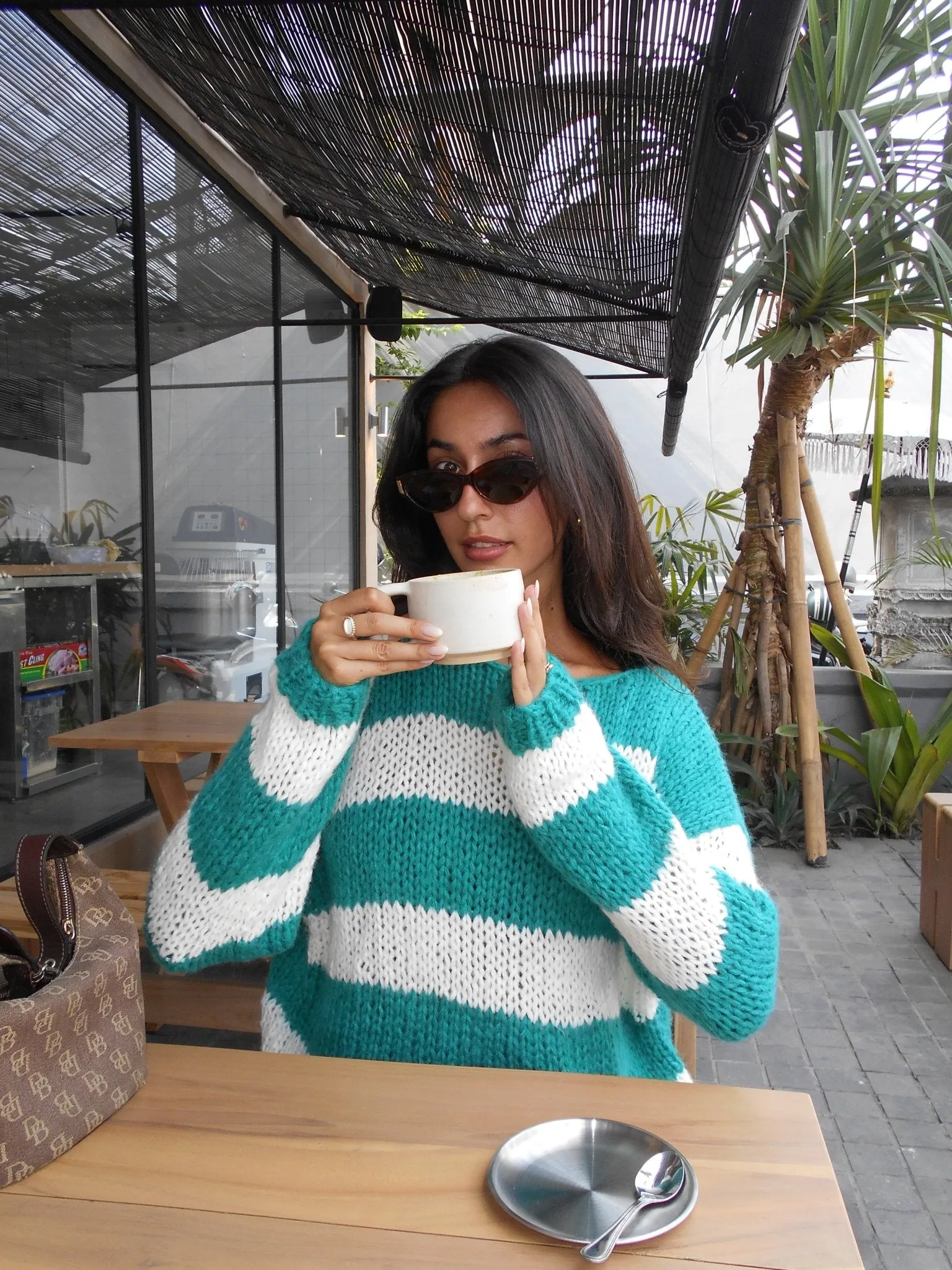 Pre-Order: Green Forget Me Not Jumper
