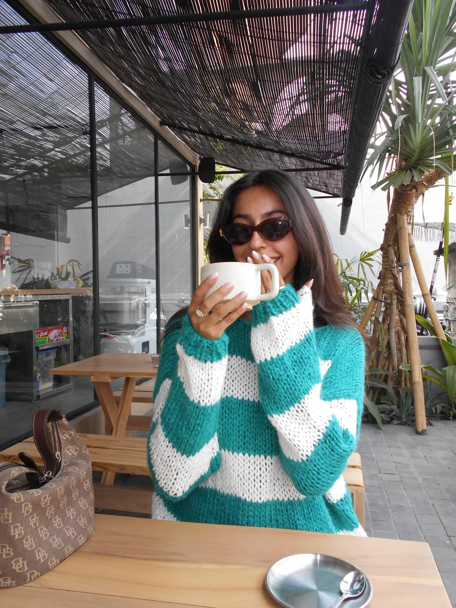 Pre-Order: Green Forget Me Not Jumper