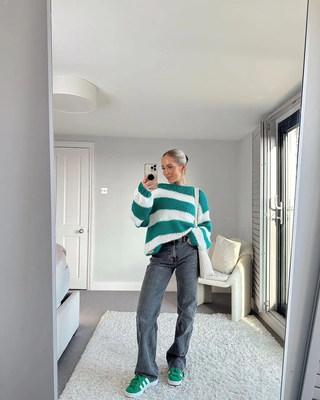 Pre-Order: Green Forget Me Not Jumper