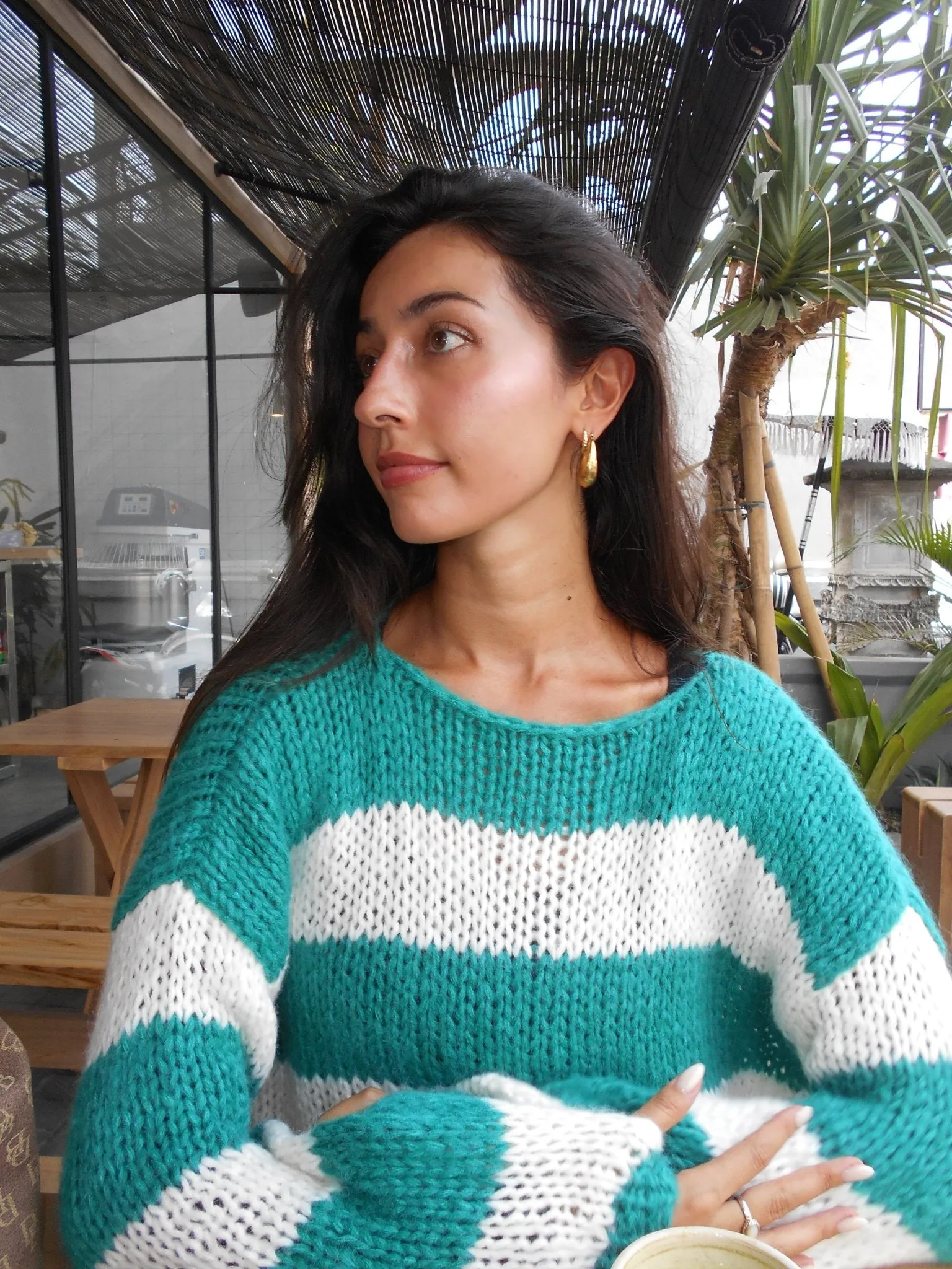 Pre-Order: Green Forget Me Not Jumper