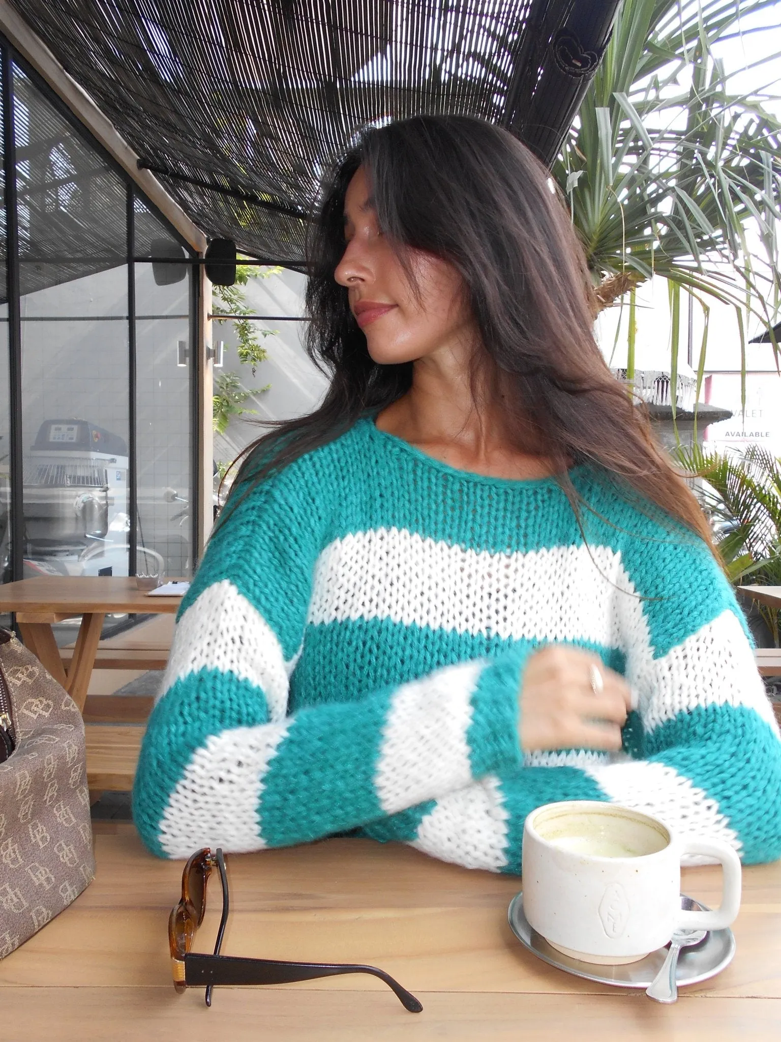 Pre-Order: Green Forget Me Not Jumper