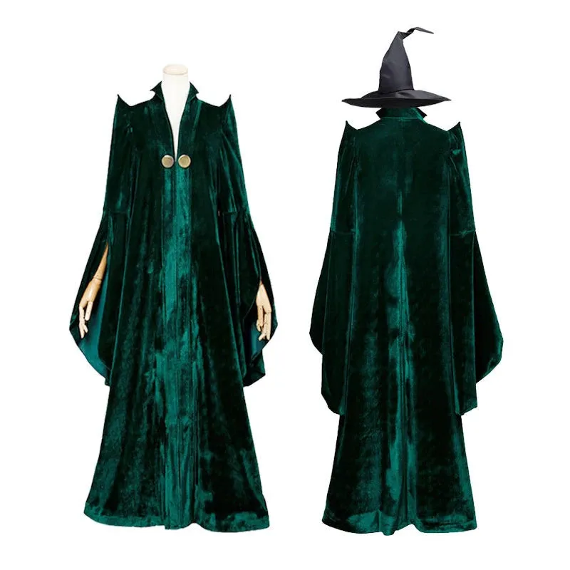 Professor Mileva McGonagall Hogwarts School of Witchcraft and Wizardry Halloween Costume