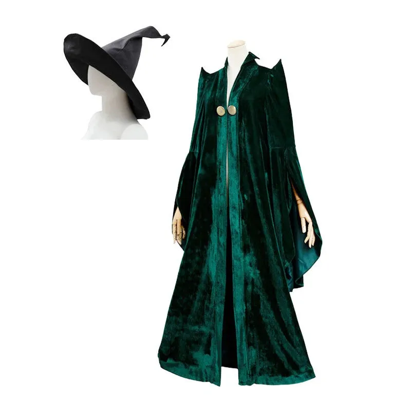 Professor Mileva McGonagall Hogwarts School of Witchcraft and Wizardry Halloween Costume
