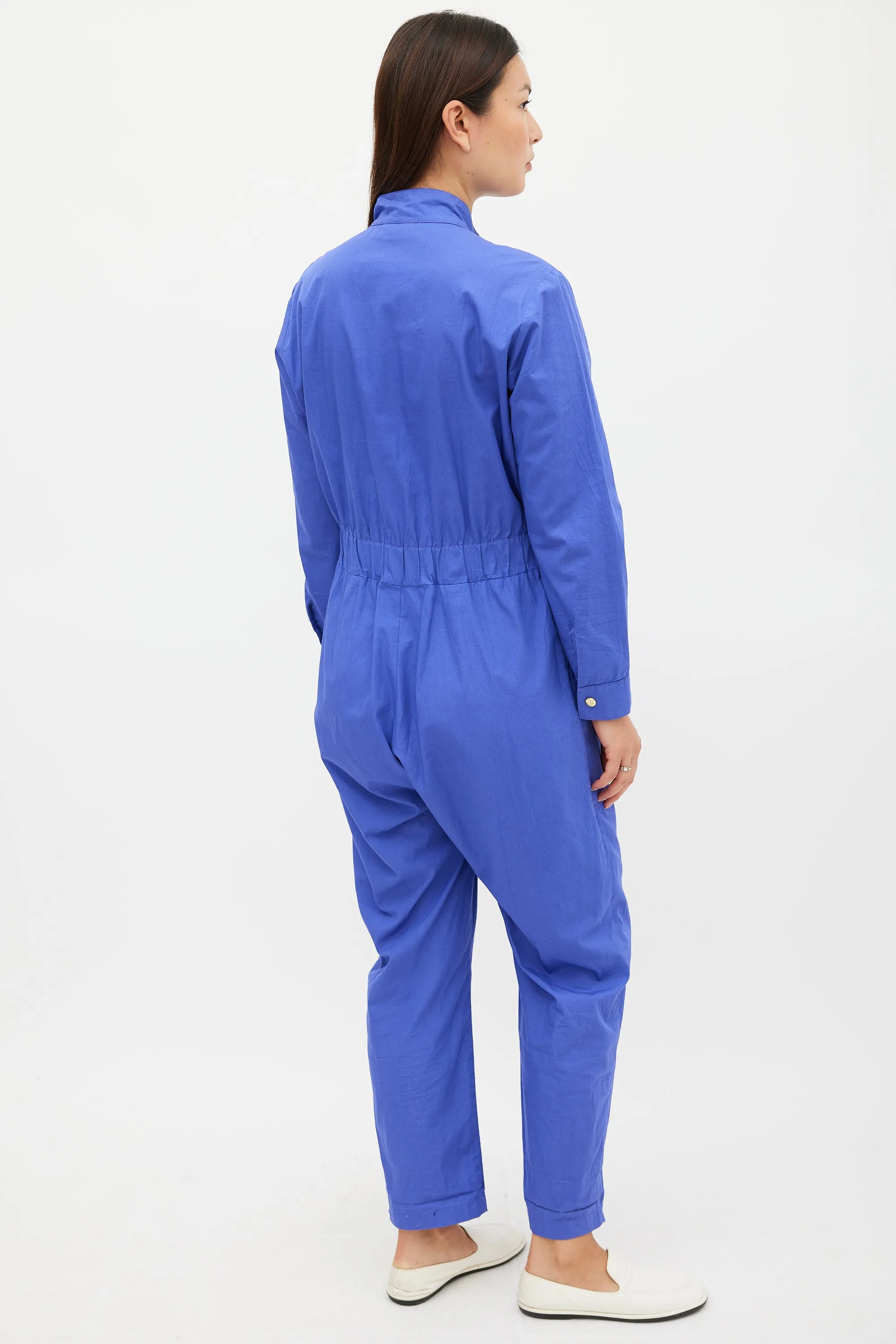 Purple & Gold Zip Jumpsuit