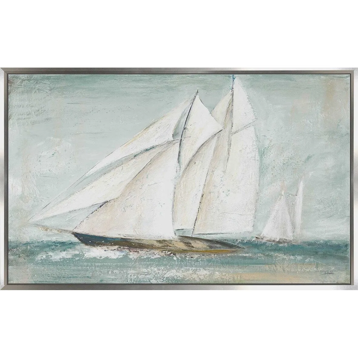 "Cape Cod Sailboat" Print on Floating Canvas