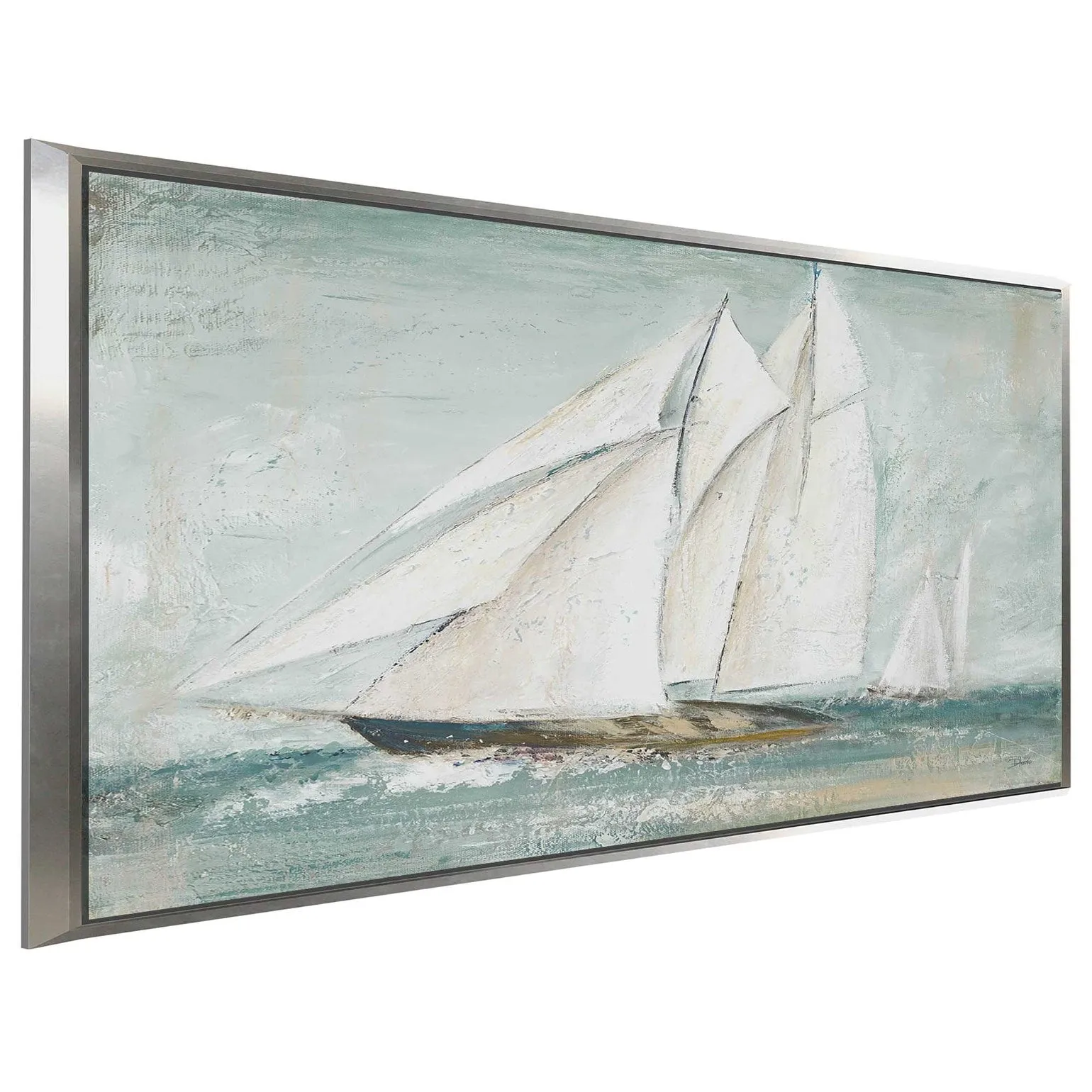 "Cape Cod Sailboat" Print on Floating Canvas