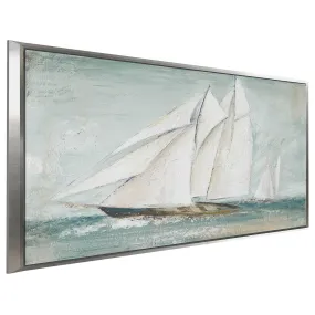 "Cape Cod Sailboat" Print on Floating Canvas