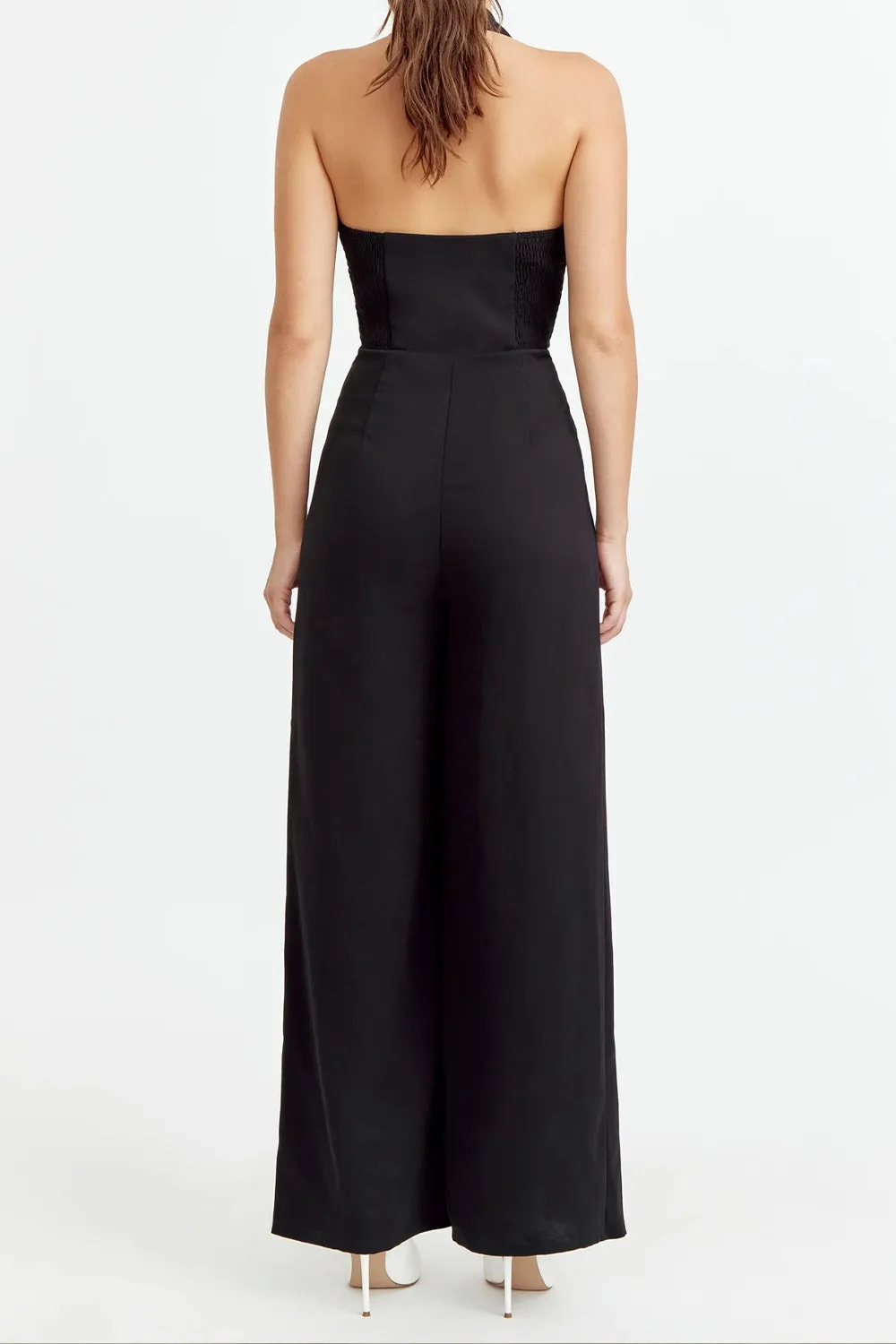 Ramses Black | Jumpsuit w/ Halter-Neck Vest Top