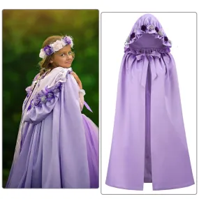 Rapunzel Purple Cloak Cosplay Princess Costumes