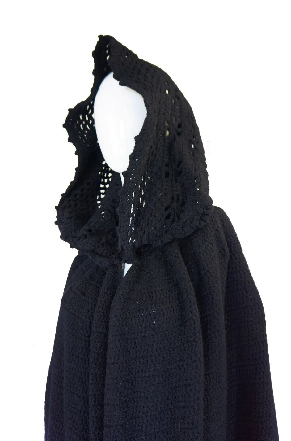 Rare 1960s Sybil Connolly Crochet Cape