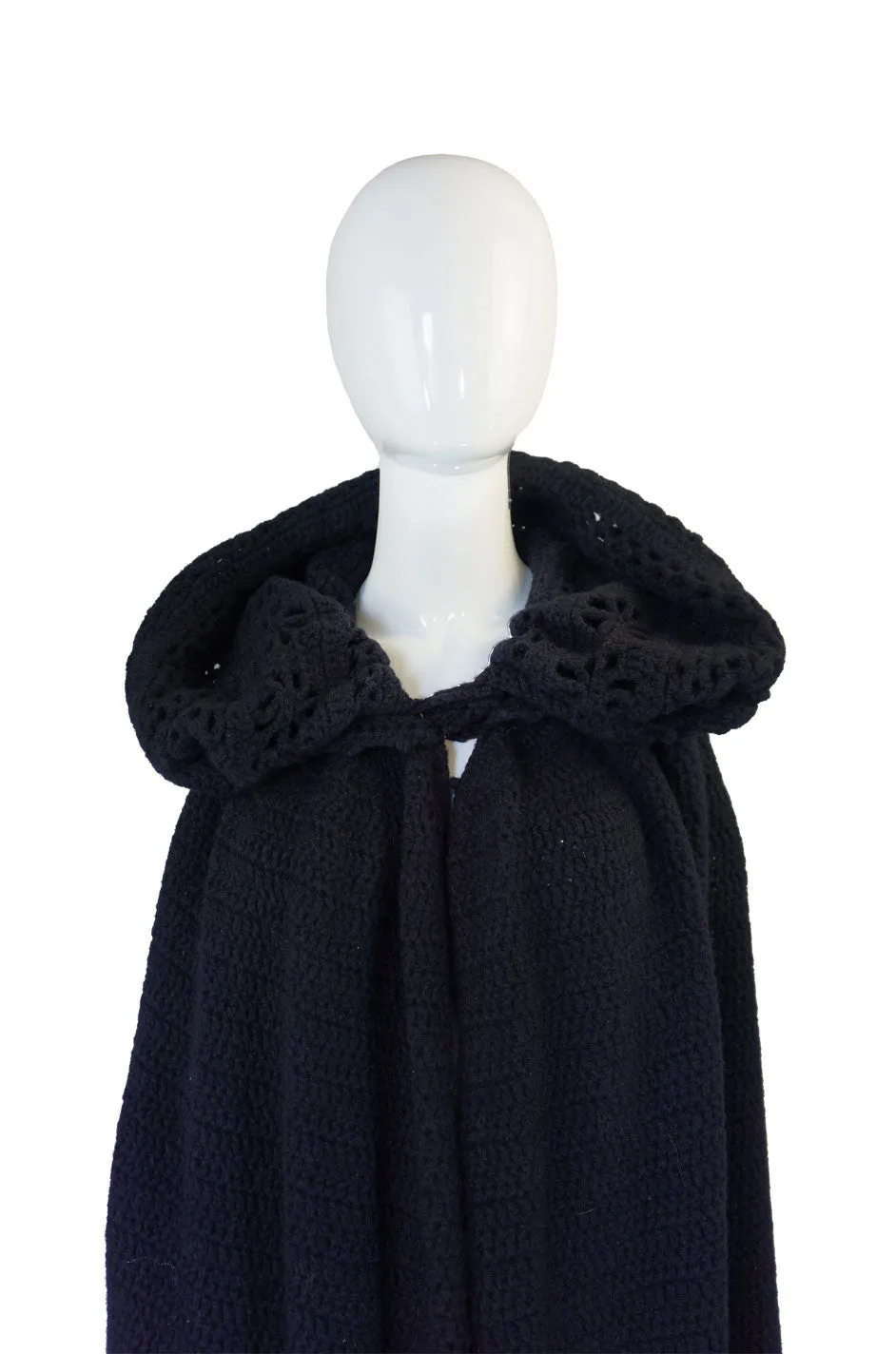 Rare 1960s Sybil Connolly Crochet Cape