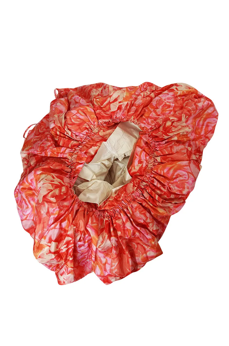 Rare c1958-1960 Norman Norell Silk Taffeta "Bubble" Dress