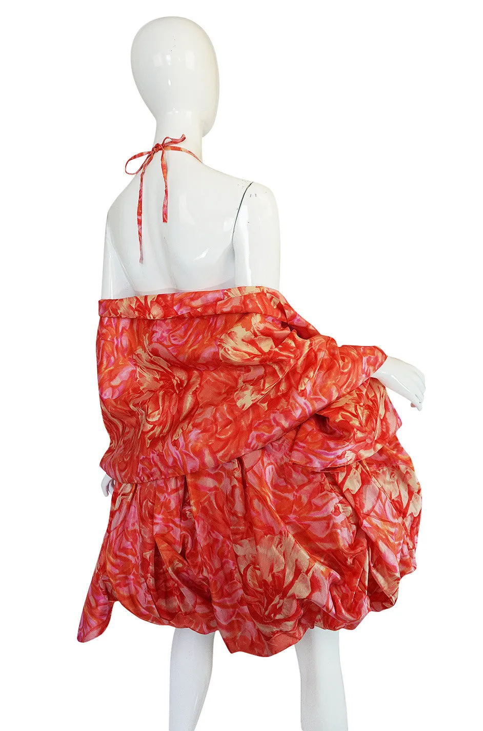 Rare c1958-1960 Norman Norell Silk Taffeta "Bubble" Dress
