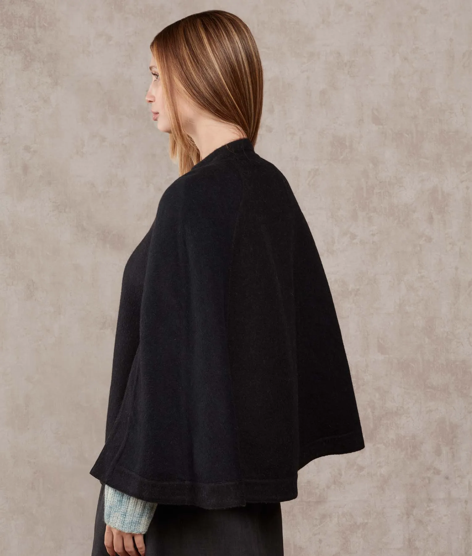 Reversible Colour Block Cape