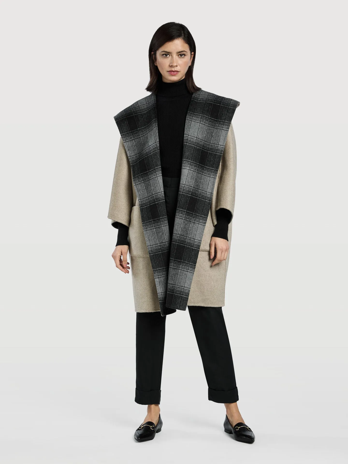 Reversible Hooded Cape