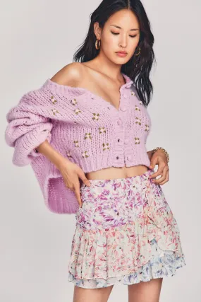 Rhodes Silk Mini Skirt
